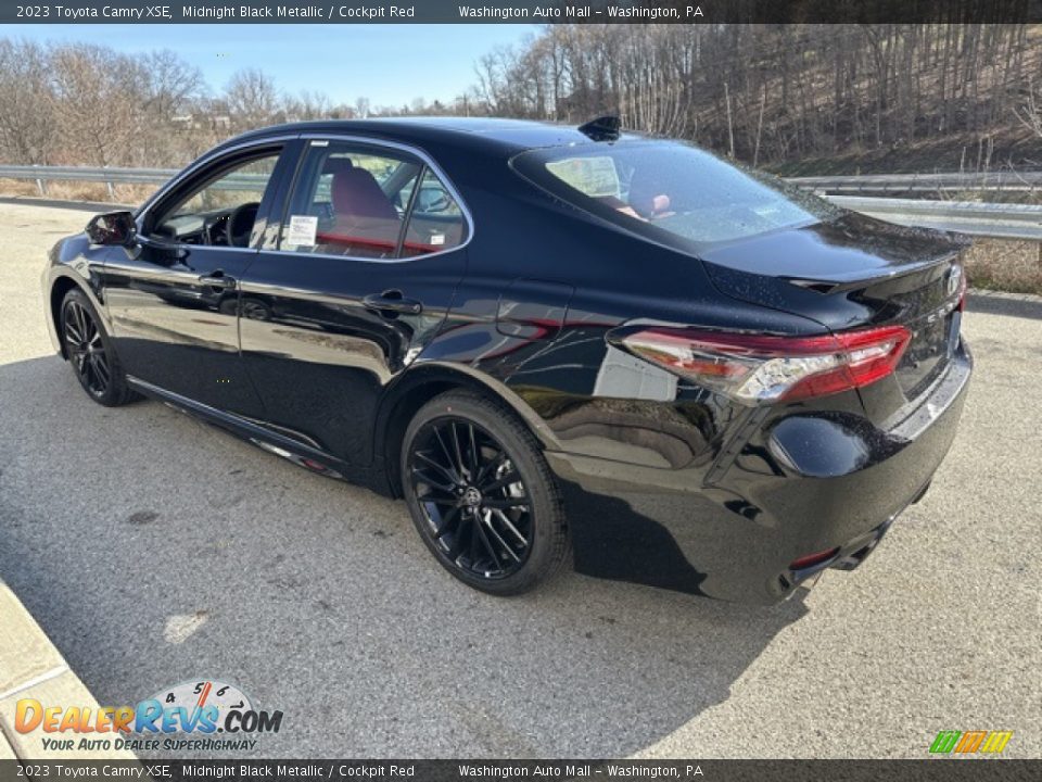 2023 Toyota Camry XSE Midnight Black Metallic / Cockpit Red Photo #2