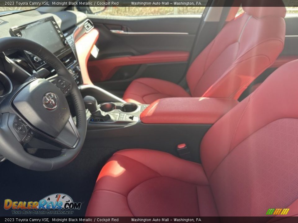 2023 Toyota Camry XSE Midnight Black Metallic / Cockpit Red Photo #4