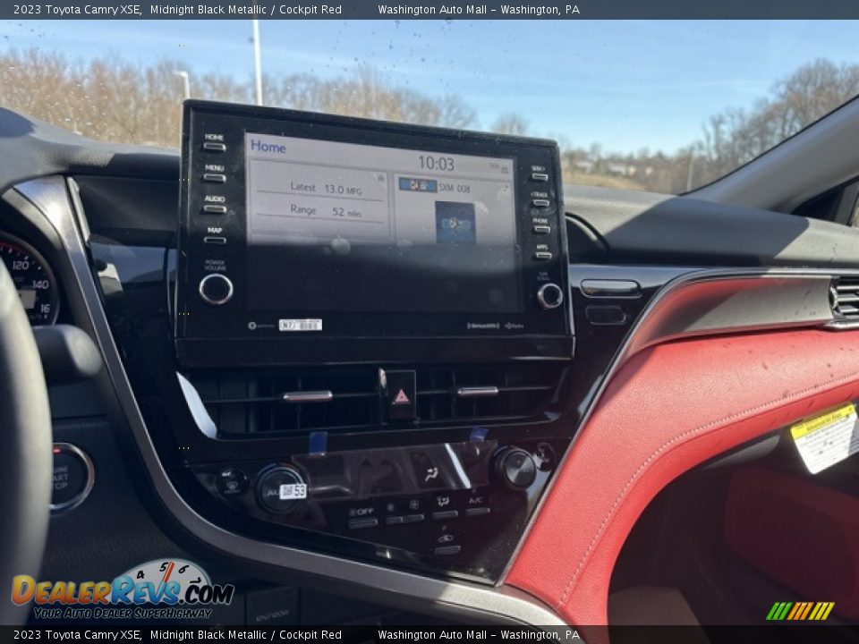 2023 Toyota Camry XSE Midnight Black Metallic / Cockpit Red Photo #5