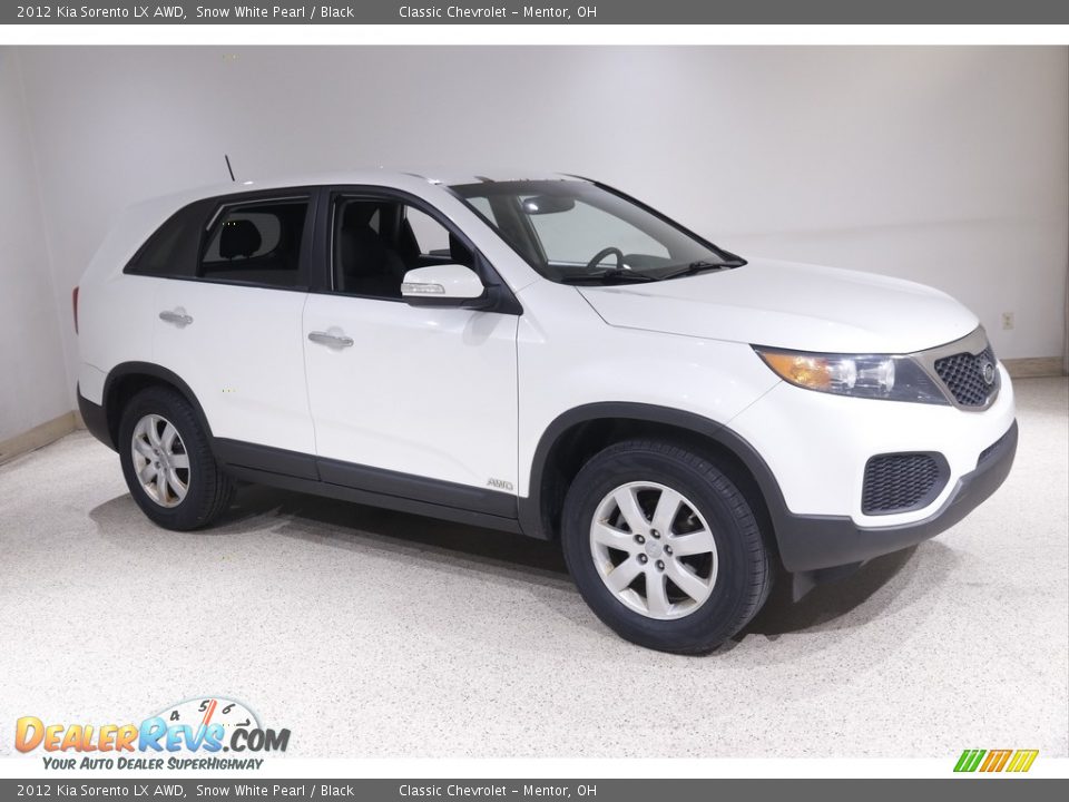 2012 Kia Sorento LX AWD Snow White Pearl / Black Photo #1