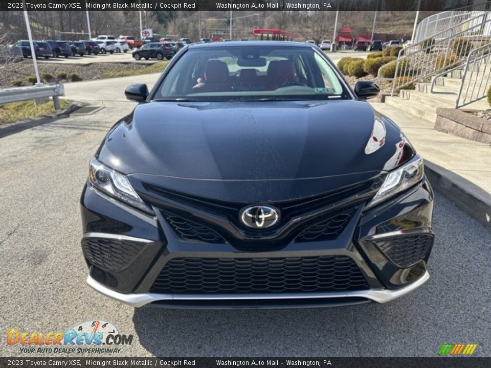 2023 Toyota Camry XSE Midnight Black Metallic / Cockpit Red Photo #6