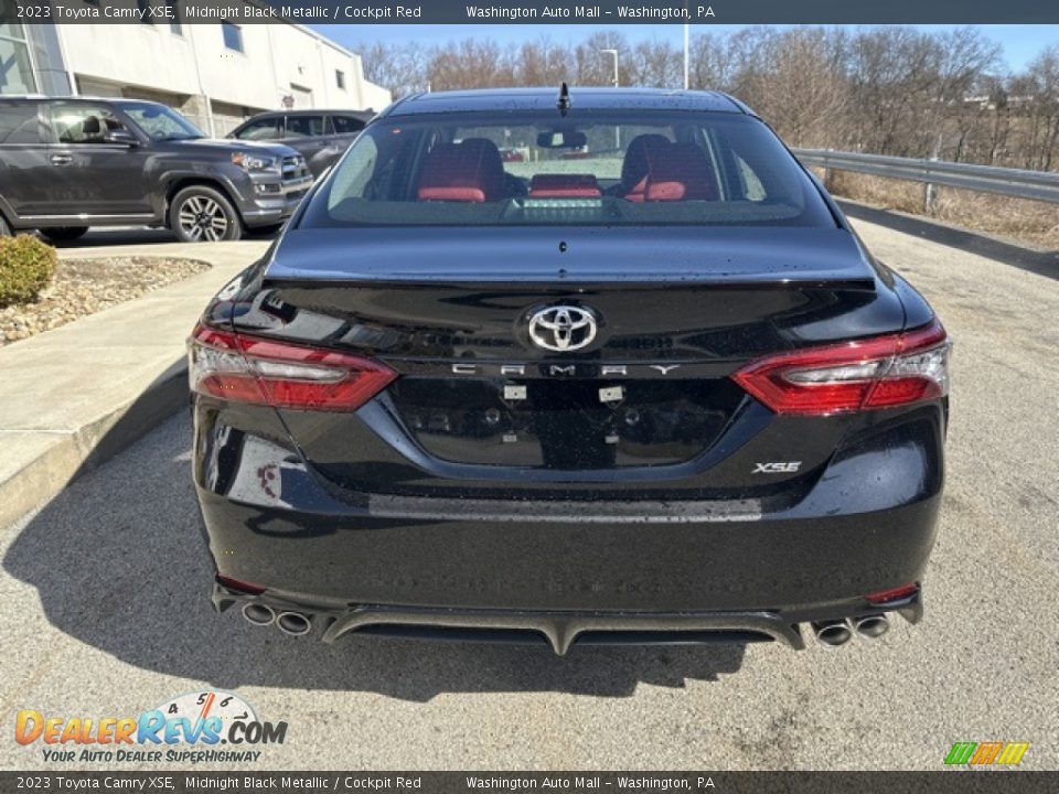 2023 Toyota Camry XSE Midnight Black Metallic / Cockpit Red Photo #8