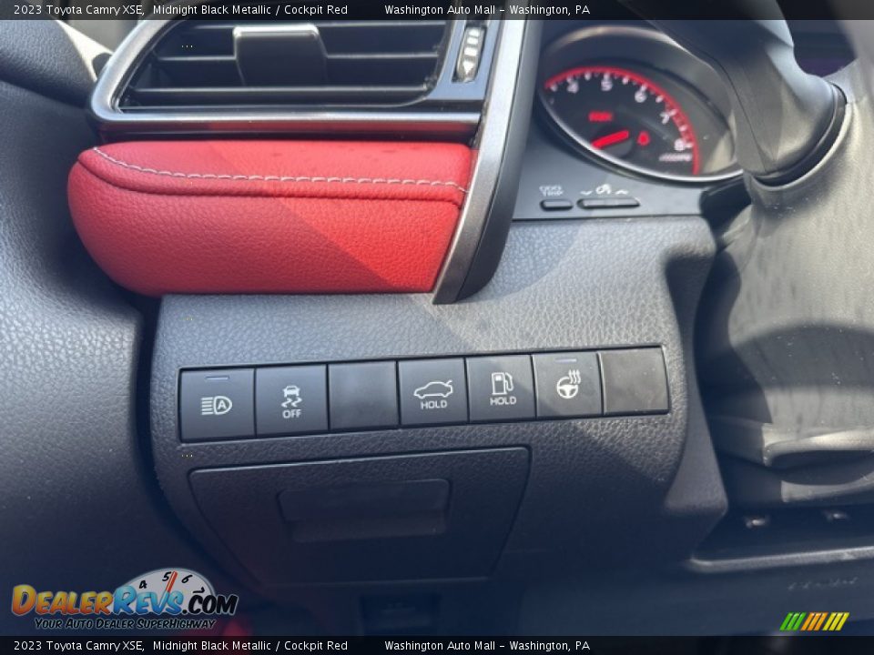 2023 Toyota Camry XSE Midnight Black Metallic / Cockpit Red Photo #18