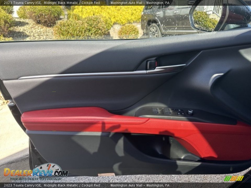 2023 Toyota Camry XSE Midnight Black Metallic / Cockpit Red Photo #19