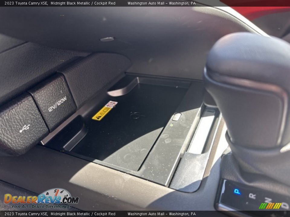 2023 Toyota Camry XSE Midnight Black Metallic / Cockpit Red Photo #20