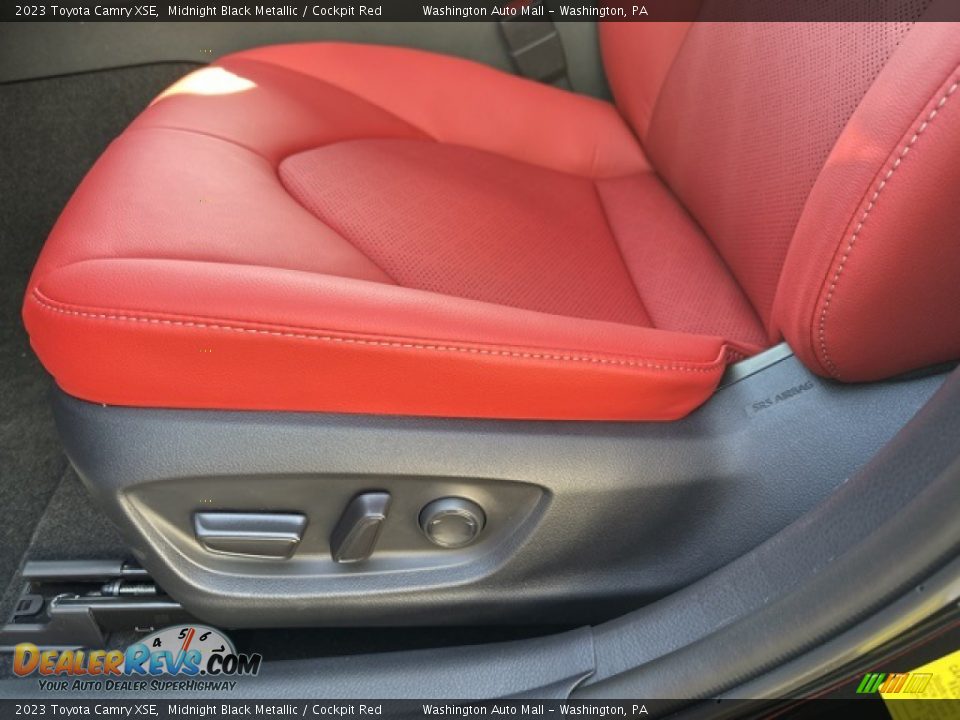 2023 Toyota Camry XSE Midnight Black Metallic / Cockpit Red Photo #21