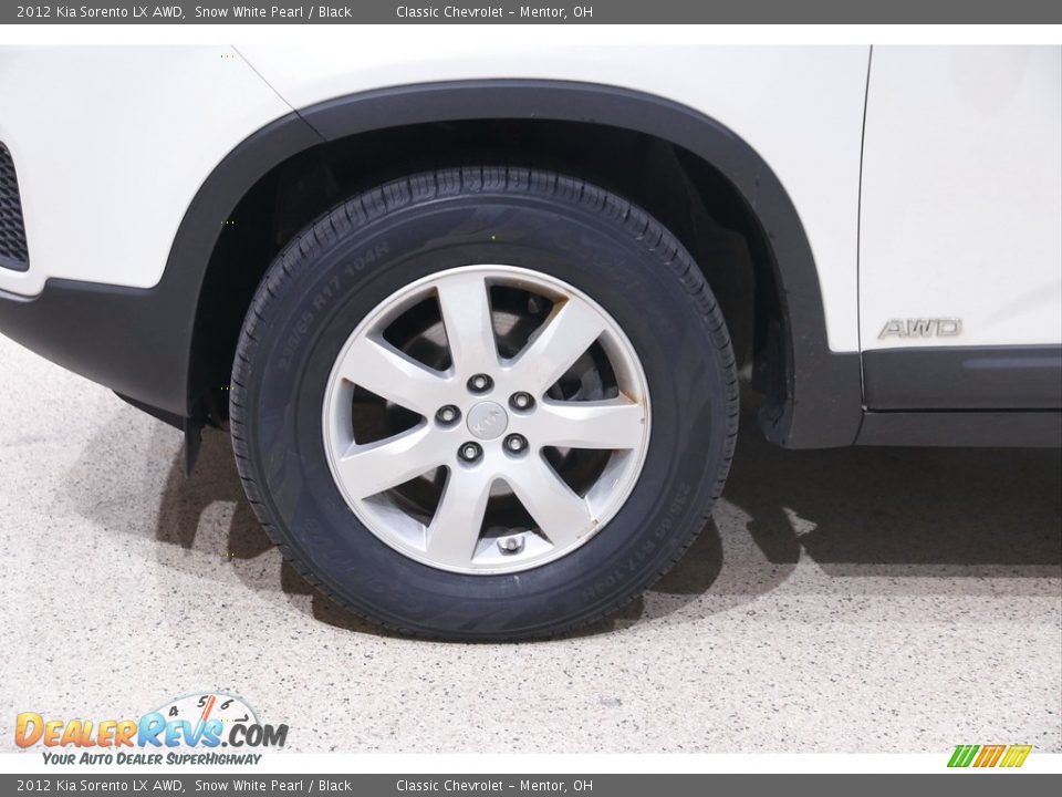 2012 Kia Sorento LX AWD Snow White Pearl / Black Photo #17