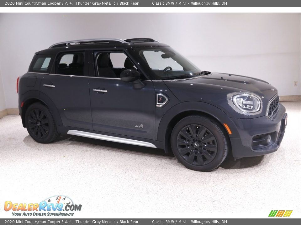 2020 Mini Countryman Cooper S All4 Thunder Gray Metallic / Black Pearl Photo #1