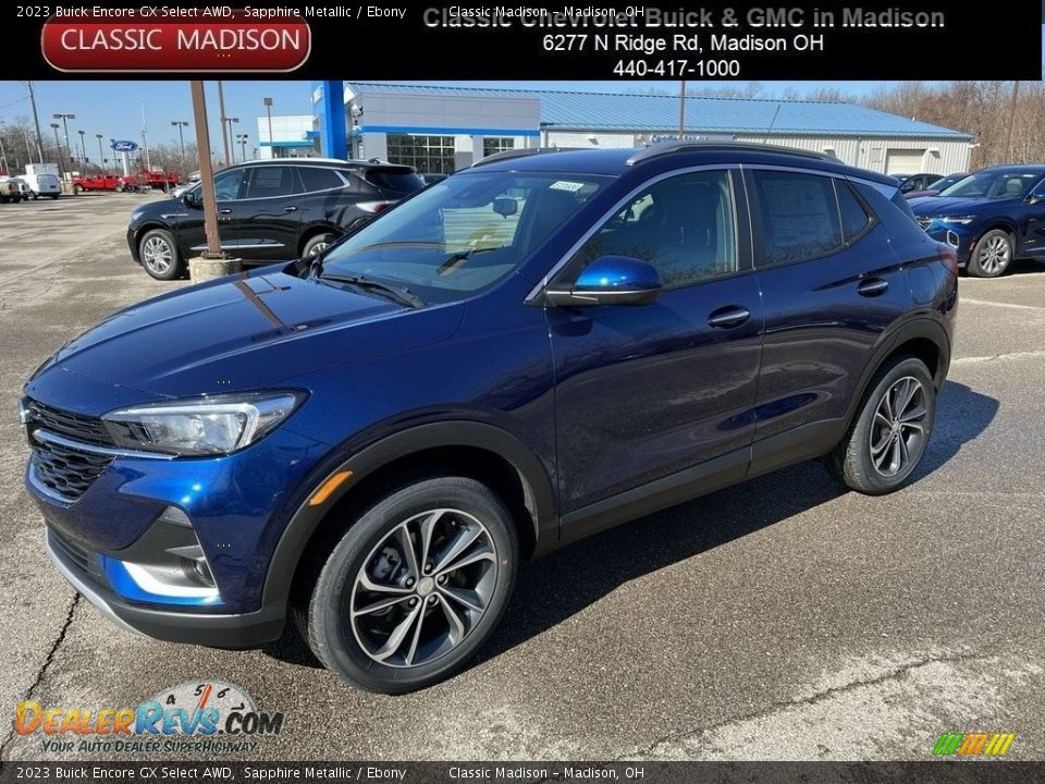 2023 Buick Encore GX Select AWD Sapphire Metallic / Ebony Photo #1