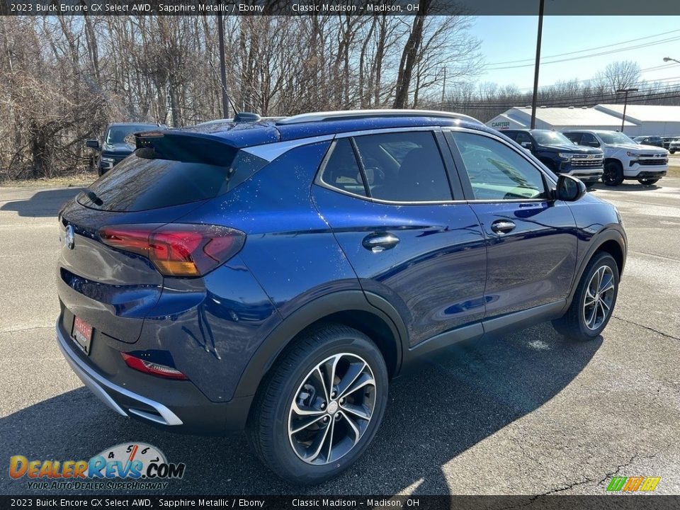 2023 Buick Encore GX Select AWD Sapphire Metallic / Ebony Photo #3