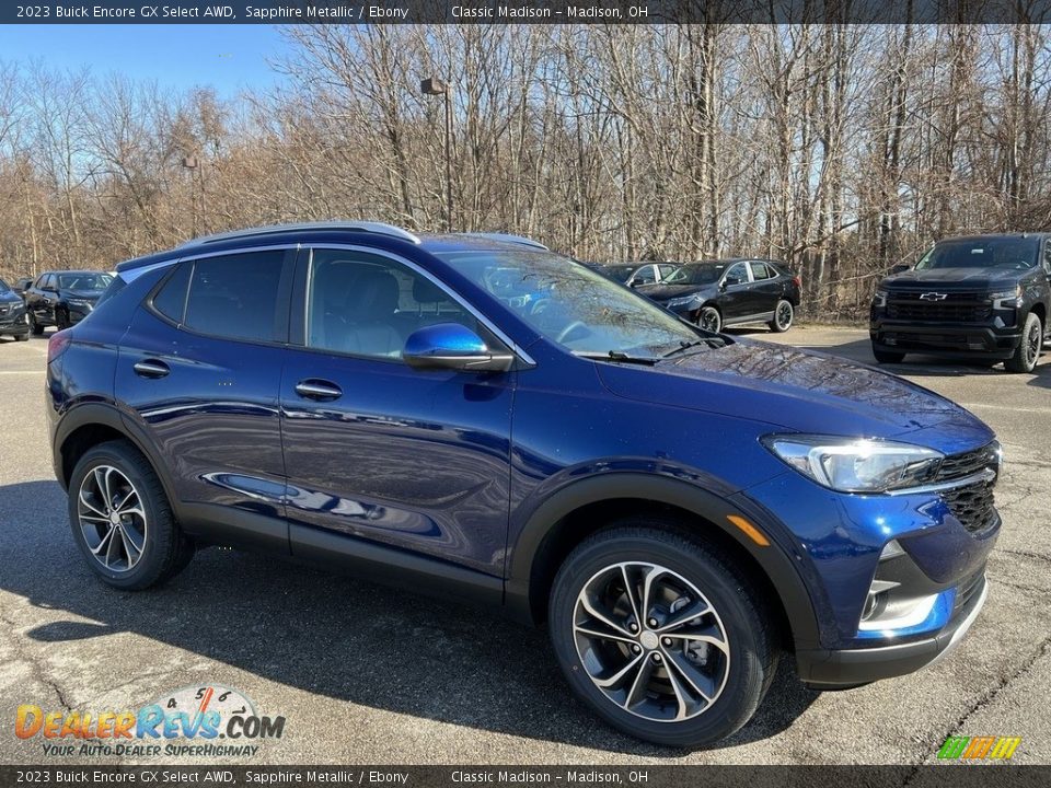 2023 Buick Encore GX Select AWD Sapphire Metallic / Ebony Photo #4