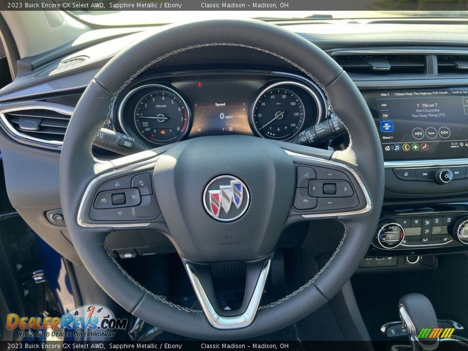 2023 Buick Encore GX Select AWD Sapphire Metallic / Ebony Photo #9