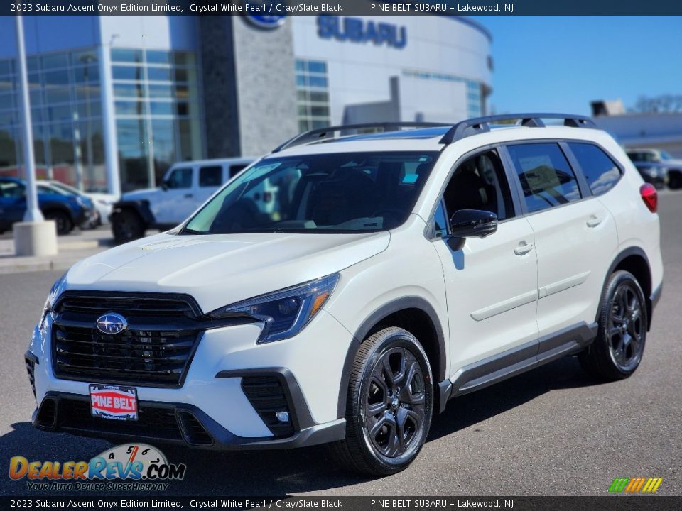 2023 Subaru Ascent Onyx Edition Limited Crystal White Pearl / Gray/Slate Black Photo #1