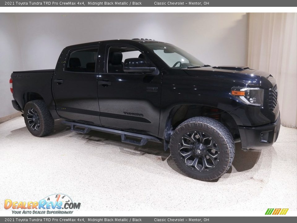 Midnight Black Metallic 2021 Toyota Tundra TRD Pro CrewMax 4x4 Photo #1