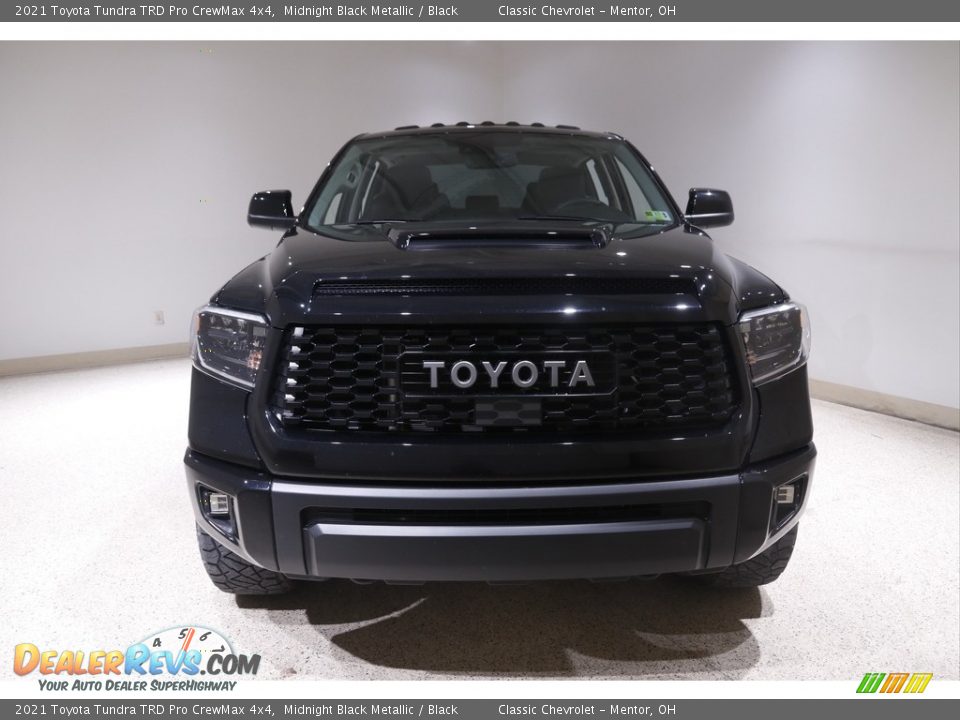 2021 Toyota Tundra TRD Pro CrewMax 4x4 Midnight Black Metallic / Black Photo #2