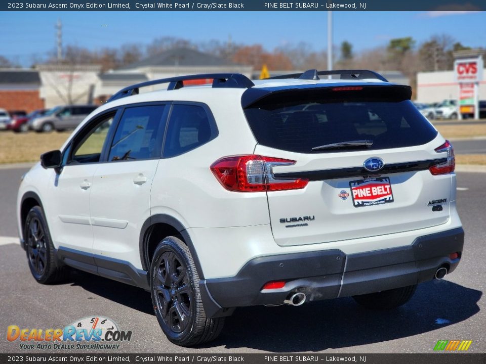 2023 Subaru Ascent Onyx Edition Limited Crystal White Pearl / Gray/Slate Black Photo #4