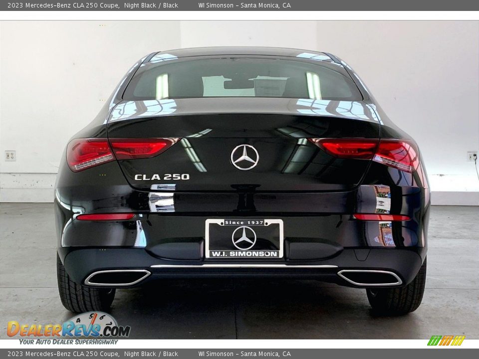 2023 Mercedes-Benz CLA 250 Coupe Night Black / Black Photo #3