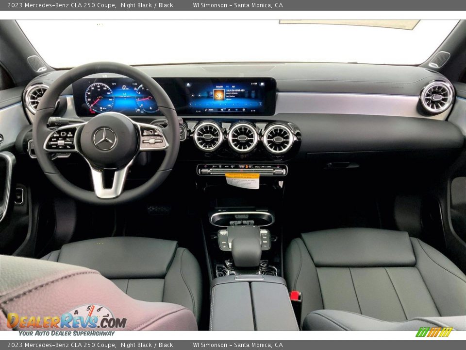 Black Interior - 2023 Mercedes-Benz CLA 250 Coupe Photo #6