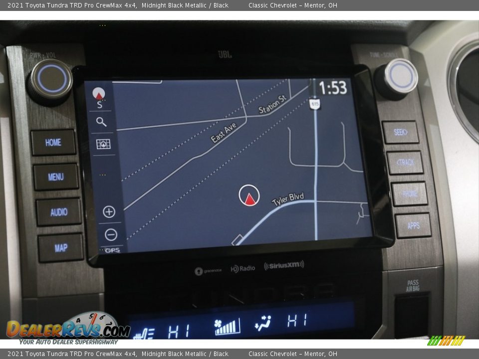 Navigation of 2021 Toyota Tundra TRD Pro CrewMax 4x4 Photo #11