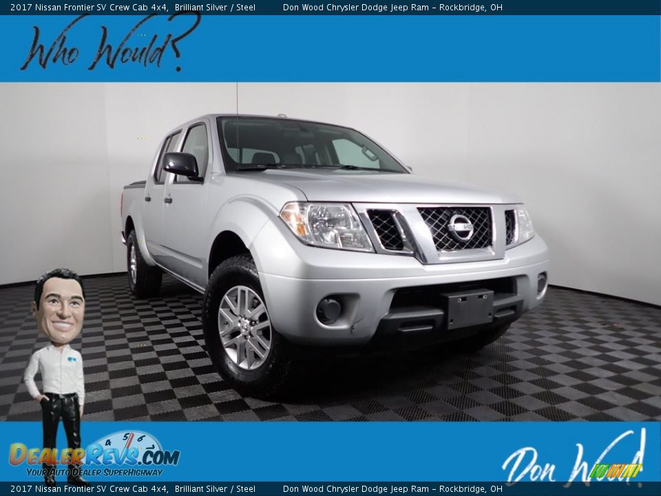 2017 Nissan Frontier SV Crew Cab 4x4 Brilliant Silver / Steel Photo #1