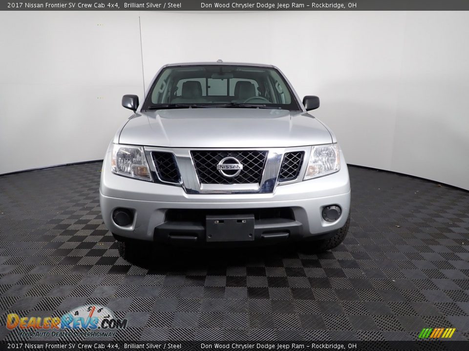 2017 Nissan Frontier SV Crew Cab 4x4 Brilliant Silver / Steel Photo #3