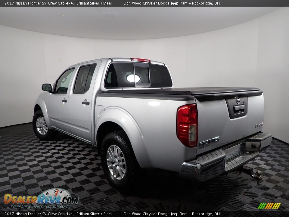 2017 Nissan Frontier SV Crew Cab 4x4 Brilliant Silver / Steel Photo #5