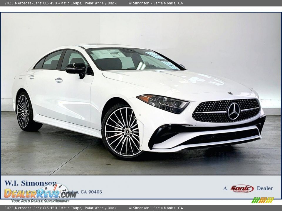 2023 Mercedes-Benz CLS 450 4Matic Coupe Polar White / Black Photo #1