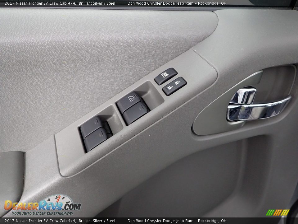 2017 Nissan Frontier SV Crew Cab 4x4 Brilliant Silver / Steel Photo #10