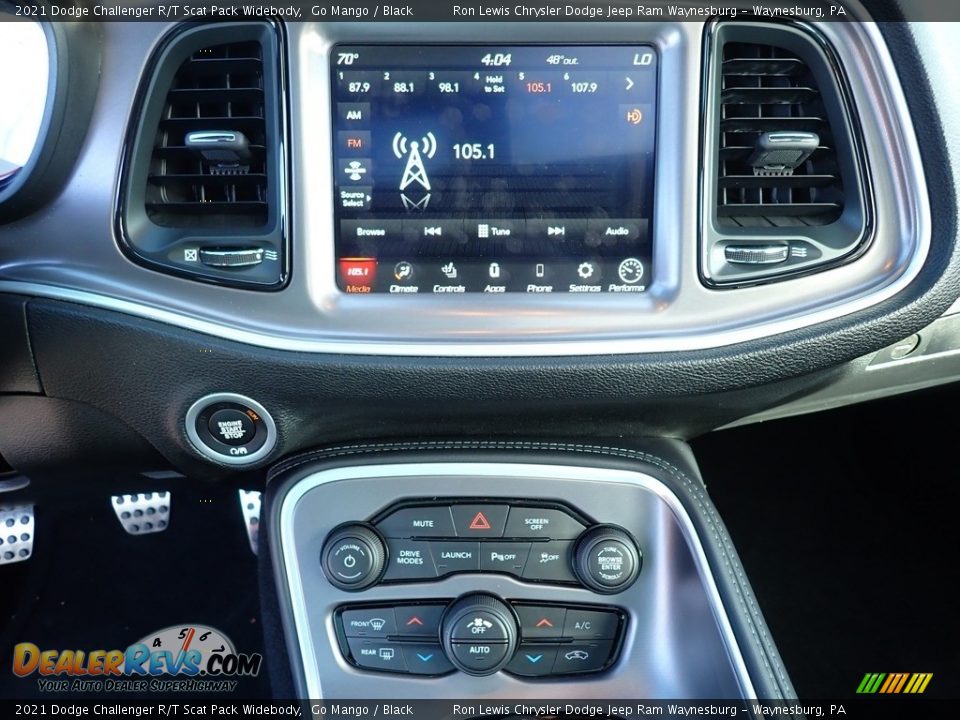 Controls of 2021 Dodge Challenger R/T Scat Pack Widebody Photo #19