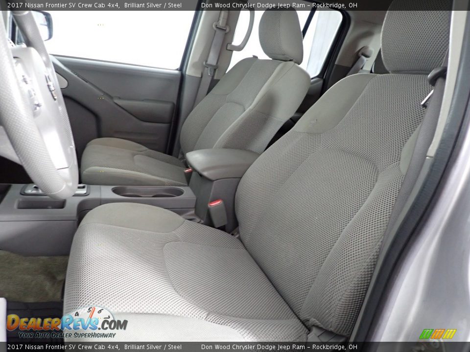 2017 Nissan Frontier SV Crew Cab 4x4 Brilliant Silver / Steel Photo #11