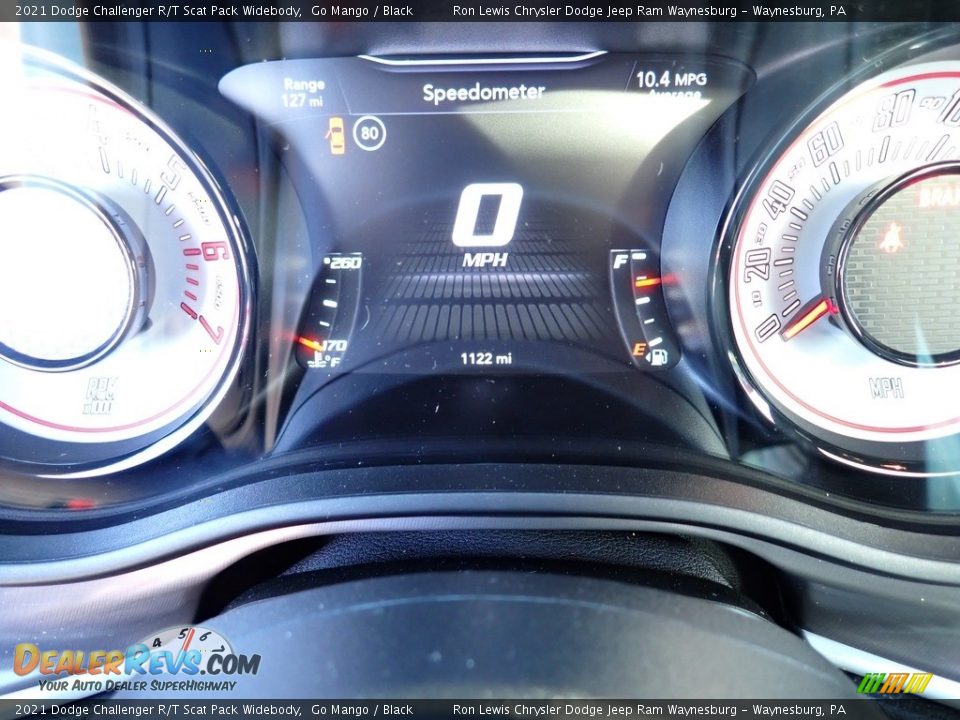 2021 Dodge Challenger R/T Scat Pack Widebody Gauges Photo #20