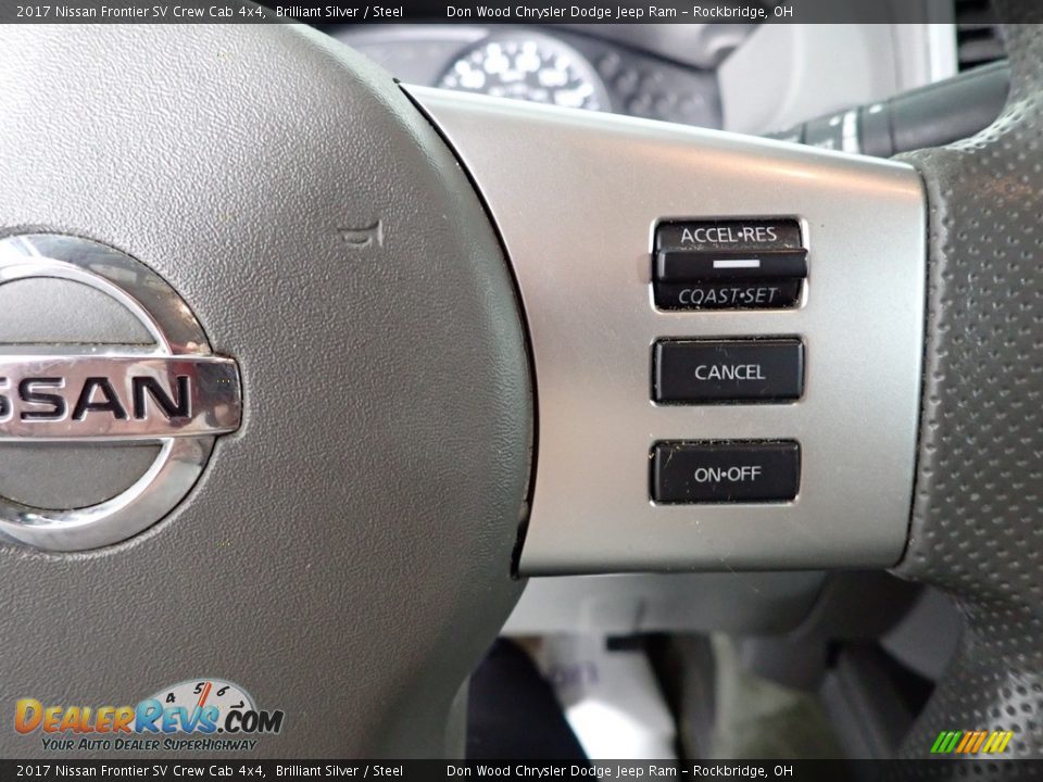 2017 Nissan Frontier SV Crew Cab 4x4 Brilliant Silver / Steel Photo #14