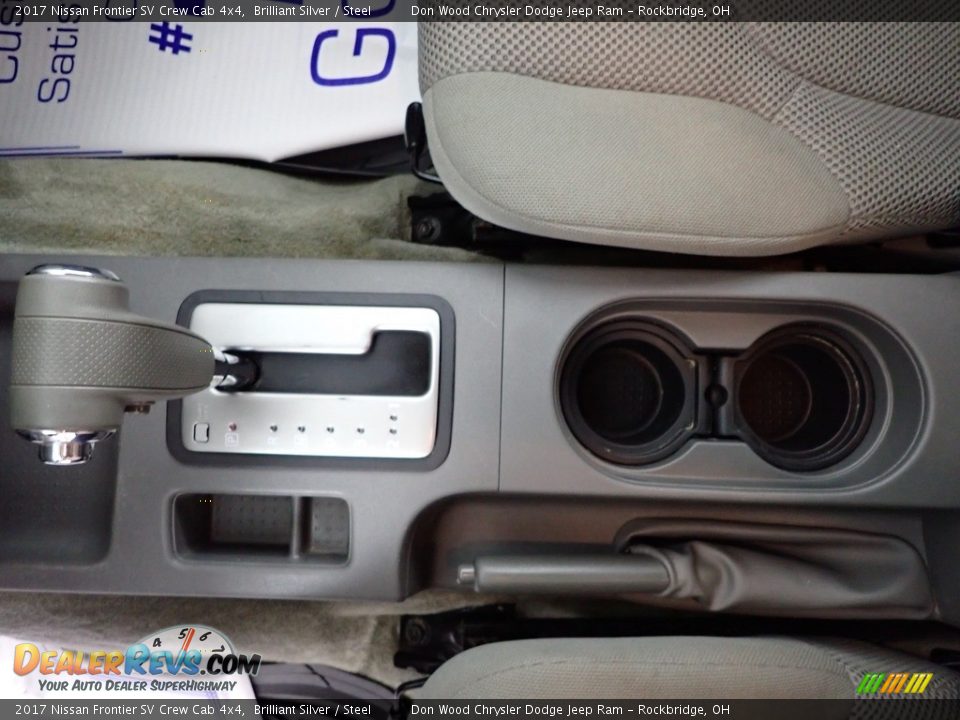 2017 Nissan Frontier SV Crew Cab 4x4 Brilliant Silver / Steel Photo #18