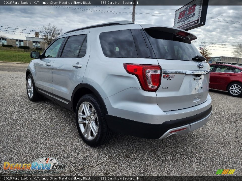 2016 Ford Explorer XLT Ingot Silver Metallic / Ebony Black Photo #2