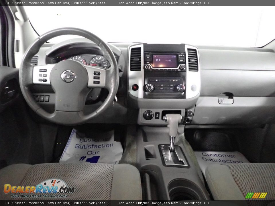 2017 Nissan Frontier SV Crew Cab 4x4 Brilliant Silver / Steel Photo #22