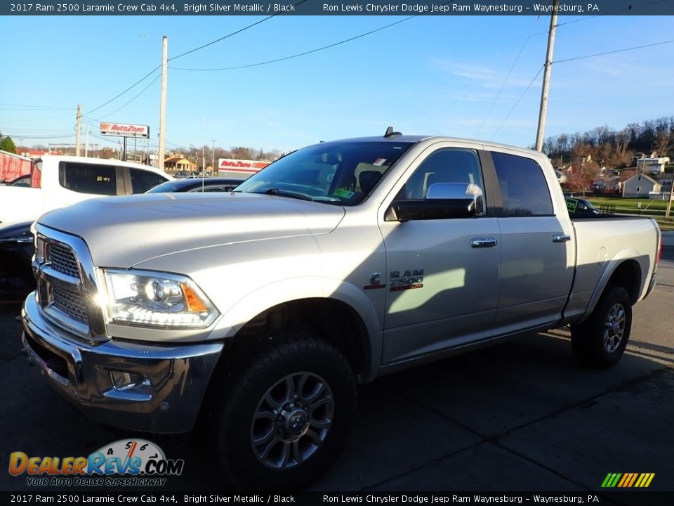 2017 Ram 2500 Laramie Crew Cab 4x4 Bright Silver Metallic / Black Photo #1