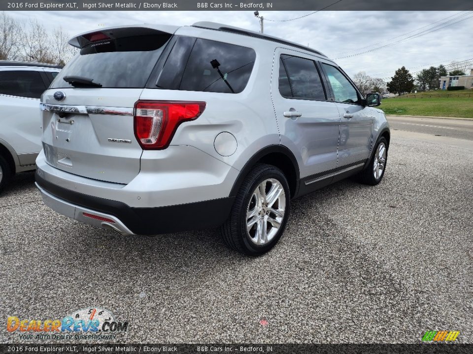 2016 Ford Explorer XLT Ingot Silver Metallic / Ebony Black Photo #4