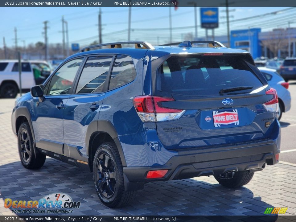 2023 Subaru Forester Wilderness Geyser Blue / Gray Photo #4