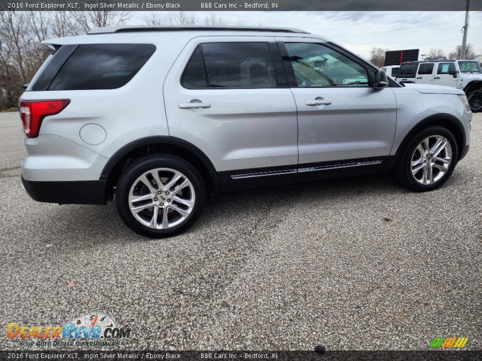 2016 Ford Explorer XLT Ingot Silver Metallic / Ebony Black Photo #5