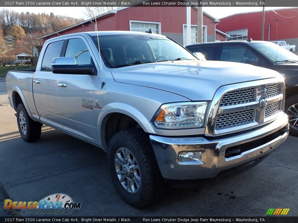 2017 Ram 2500 Laramie Crew Cab 4x4 Bright Silver Metallic / Black Photo #4