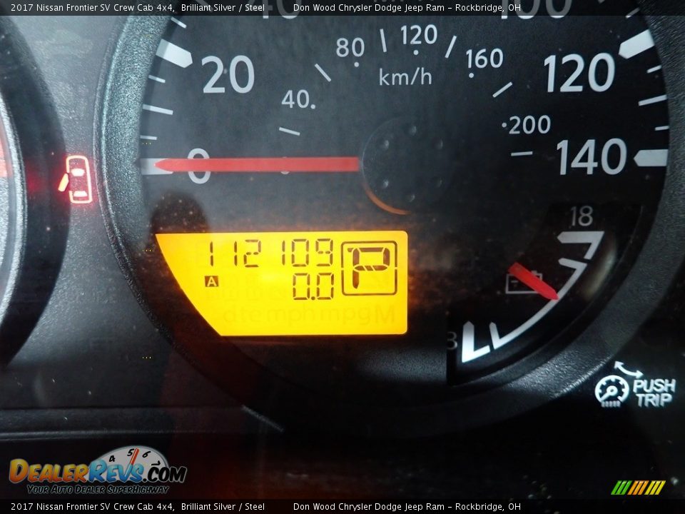 2017 Nissan Frontier SV Crew Cab 4x4 Brilliant Silver / Steel Photo #28