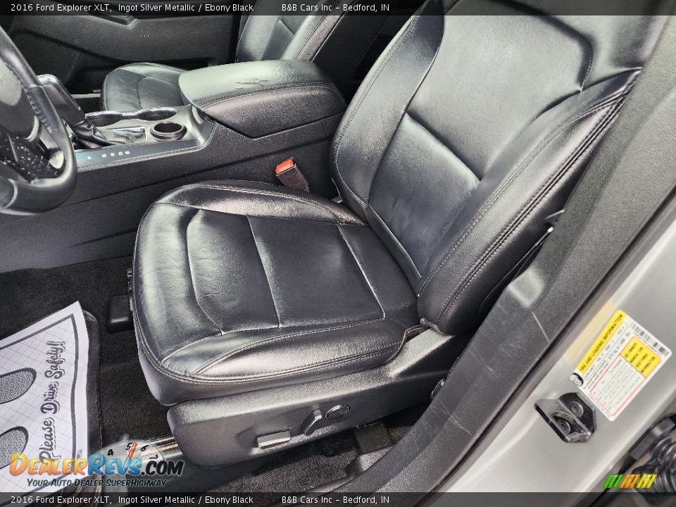 2016 Ford Explorer XLT Ingot Silver Metallic / Ebony Black Photo #9