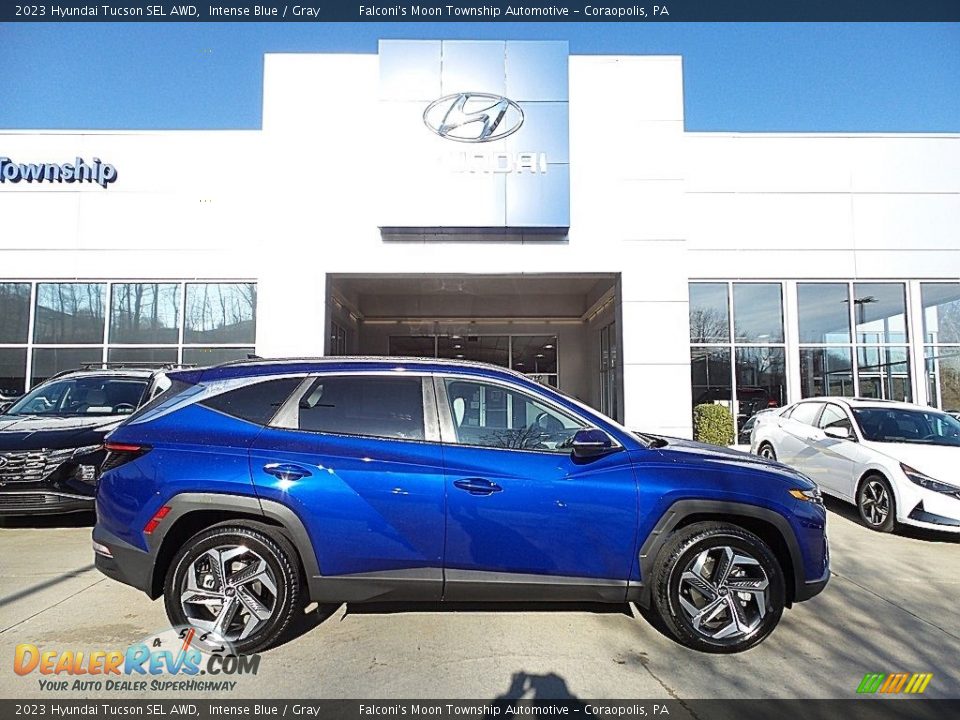 2023 Hyundai Tucson SEL AWD Intense Blue / Gray Photo #1