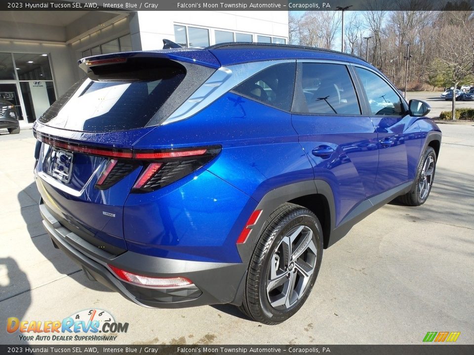 2023 Hyundai Tucson SEL AWD Intense Blue / Gray Photo #2