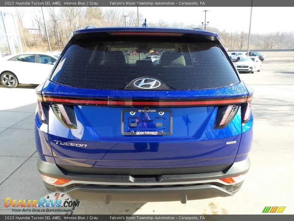 2023 Hyundai Tucson SEL AWD Intense Blue / Gray Photo #3