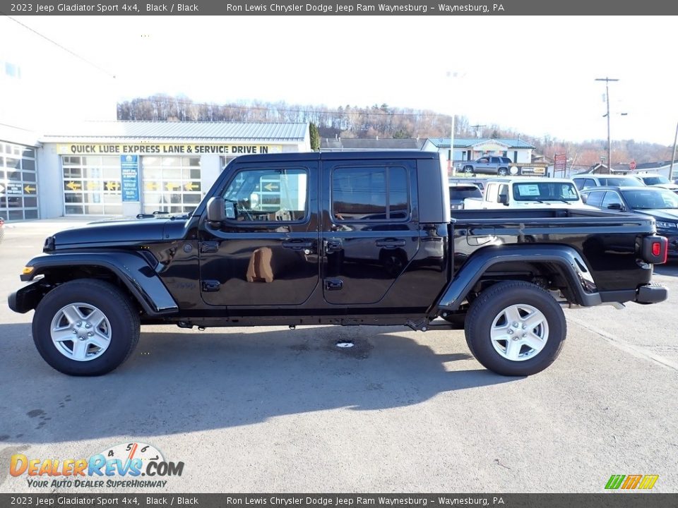 2023 Jeep Gladiator Sport 4x4 Black / Black Photo #2