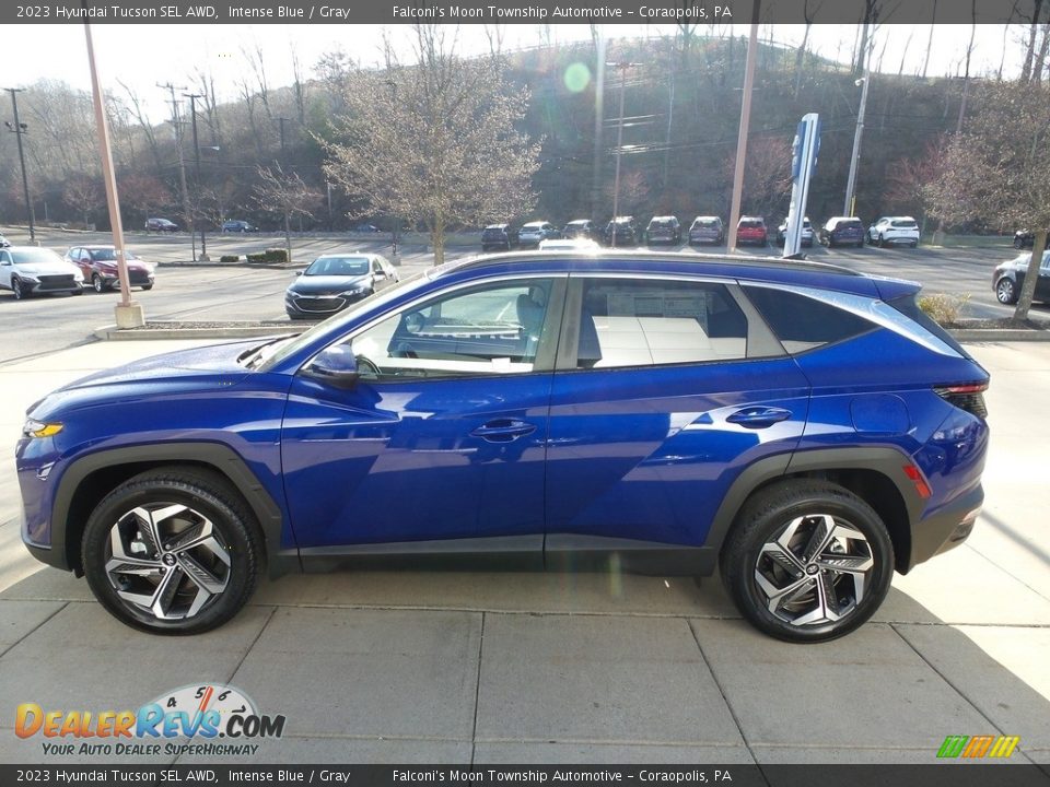 2023 Hyundai Tucson SEL AWD Intense Blue / Gray Photo #6