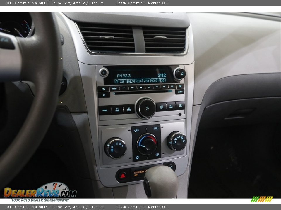 2011 Chevrolet Malibu LS Taupe Gray Metallic / Titanium Photo #9