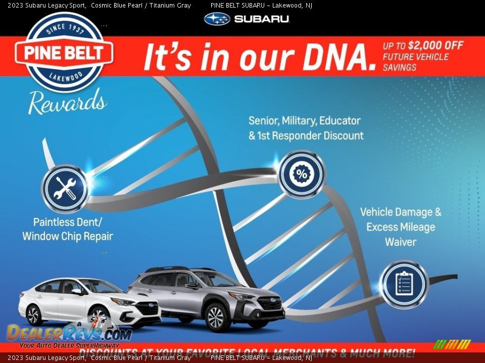 Dealer Info of 2023 Subaru Legacy Sport Photo #5