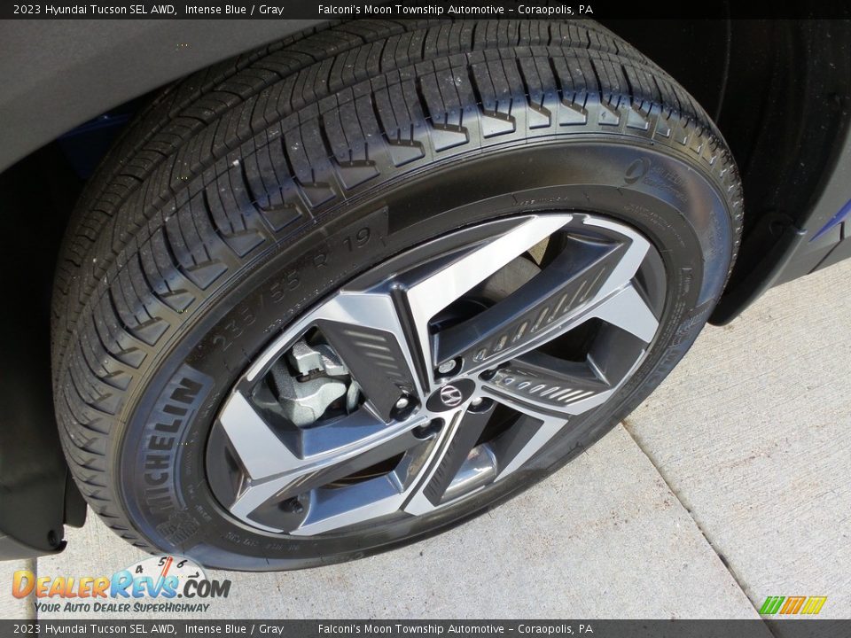 2023 Hyundai Tucson SEL AWD Intense Blue / Gray Photo #10